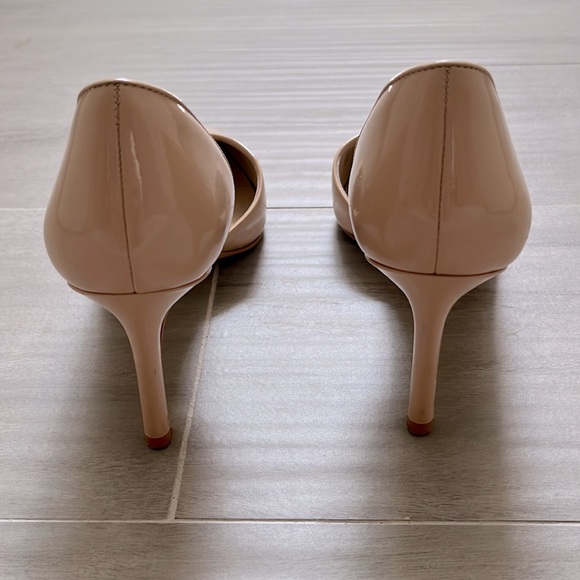 Nude Patent Leather Stuart Weitzman pumps - Picture 3 of 6